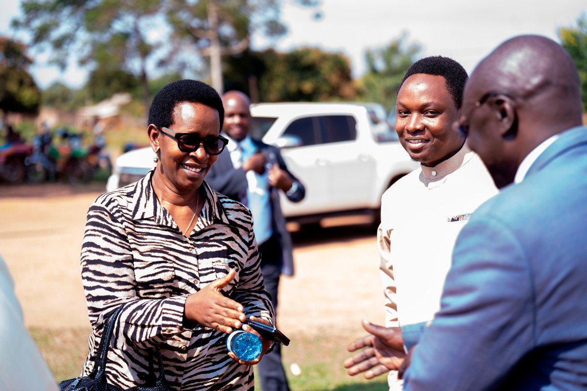 Dr Diana Atwiine, the Permanent Secretary of MOH Uganda, welcomed to the launch of the Parish Social Service Committees (PSSCs) in Namutumba and Mayuge Districts.JPG