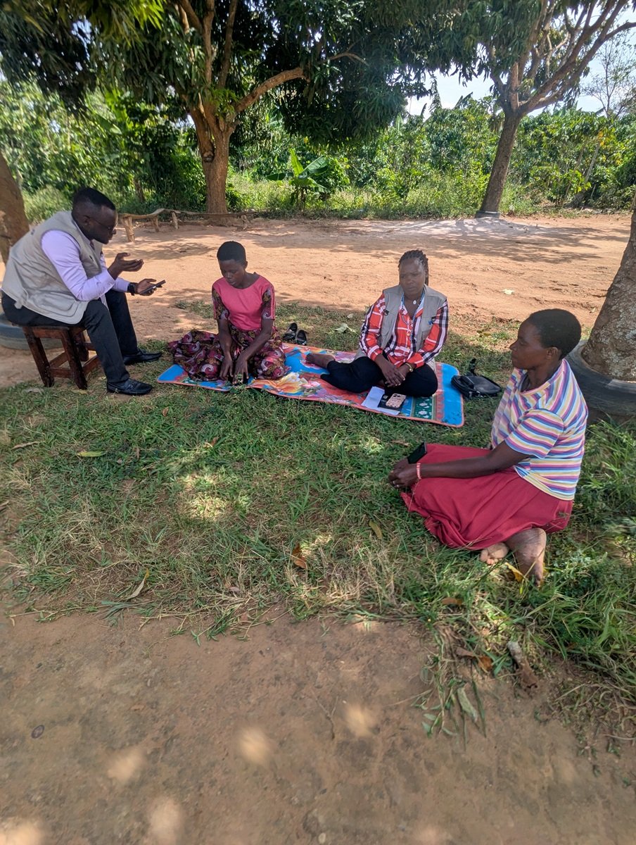 Melmo Team interveiwing a Community Member with the area CHEW 2.jpg