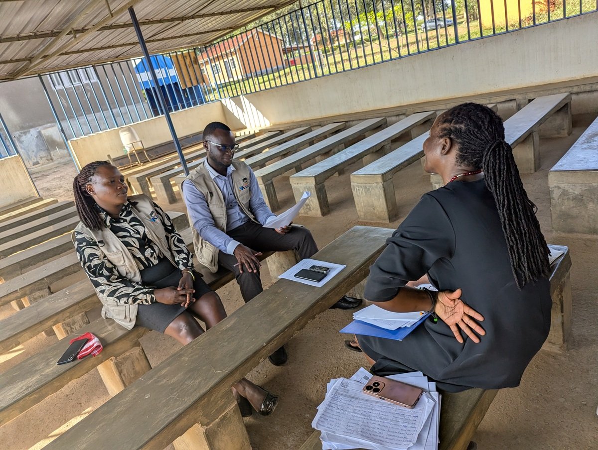 Melmo Team interviewing Health Incharge Kasaali HCIII 2.jpg
